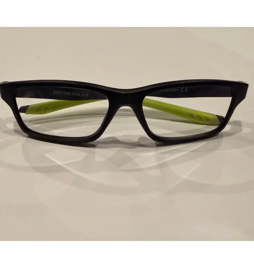 Oakley Crosslink XS Kids Eyeglasses Satin Black Reton Burn OY8002-0649 49-14 122